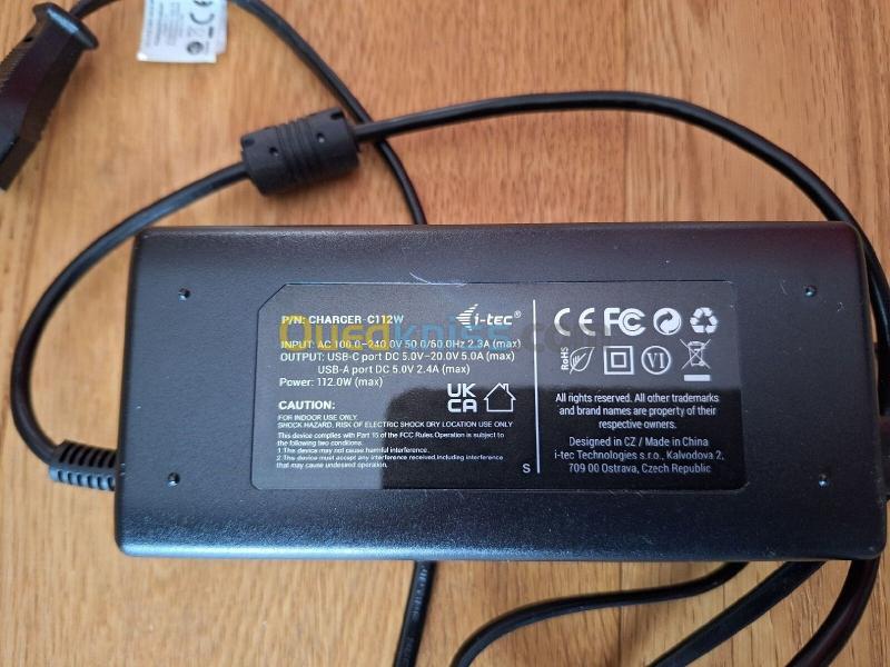 Station d'accueil i-tec USB-C à double écran avec alimentation 112 W 9