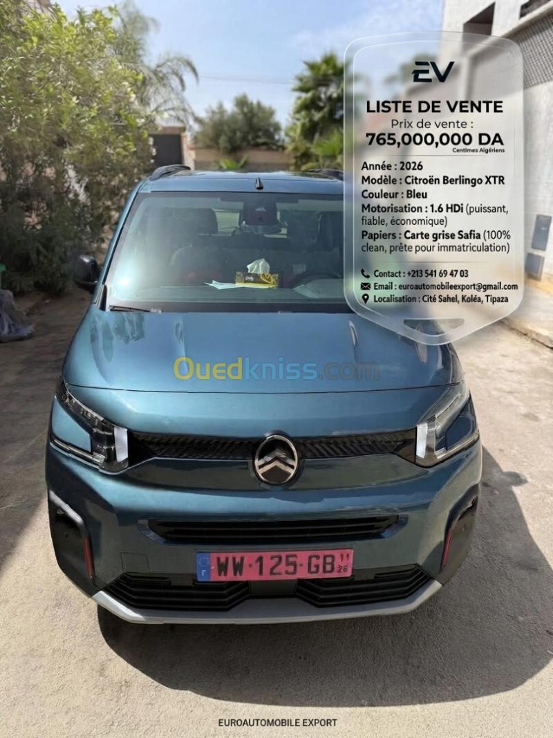 Citroen Berlingo 2026 XTR