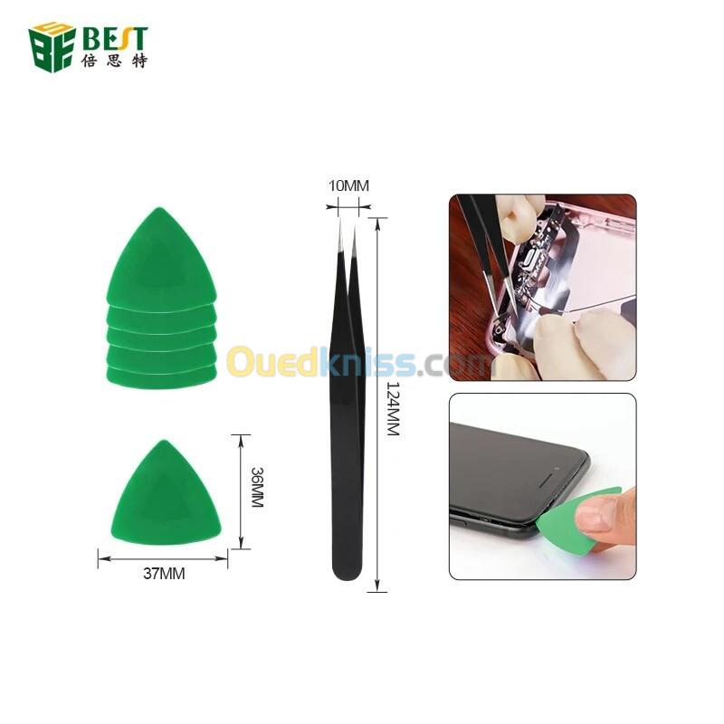 BST-117 126 en 1 Tournevis Set Tournevis Magnétique Bit Torx Multi Précision Tournevis pour Téléphone Électronique Dispositif Outil À Main