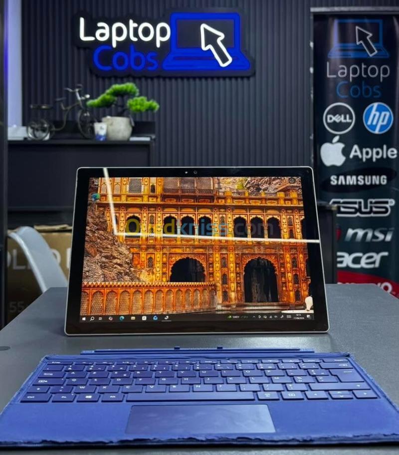 MICROSOFT SURFACE PRO 4 INTEL i5 6300U 8GO DDR3 256 SSD NVME INTEL HD GRAPHICS 520 12.3 INCH 2K TACTILE DETACHABLE 6