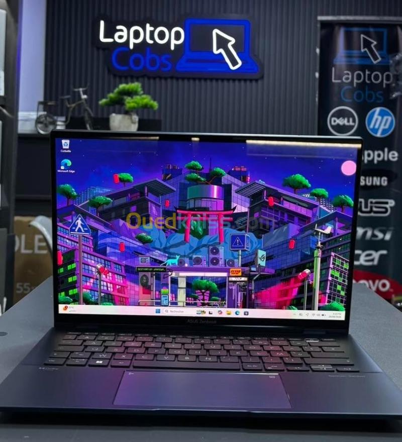 ASUS ZENBOOK 14 INTEL CORE i7 1260P 2.10GHz UP TO 4.70GHz 16Go DDR5 512Go SSD NVME INTEL IRIS XE GRAPHICS ECRAN 13 INCH 2.8K OLED TACTILE 90Hz 2