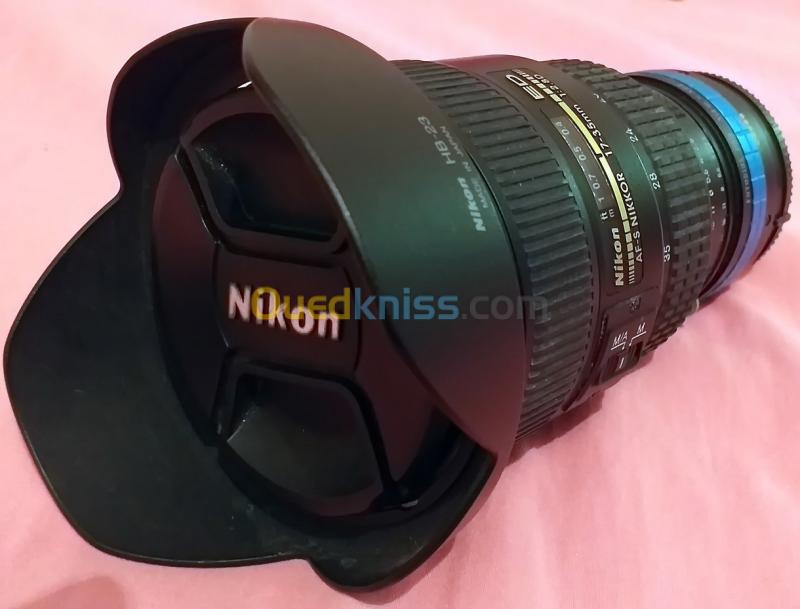  Objectif NIKON AF-S 17-35mm f/2.8 D + Bague AF-S-Nex