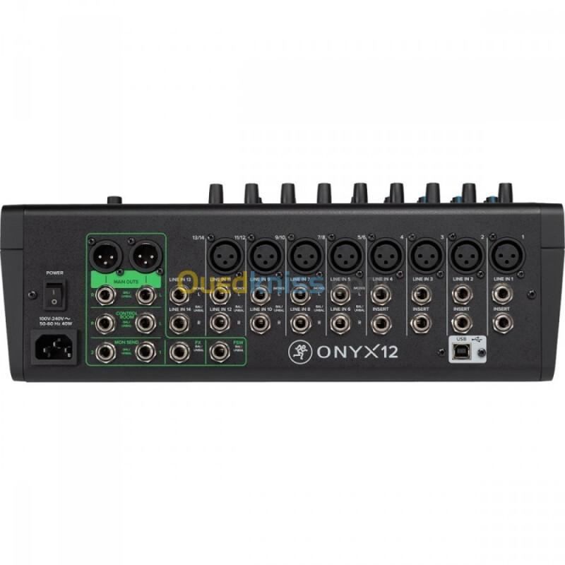 Mackie-Onyx12 Mixer  12 canaux 