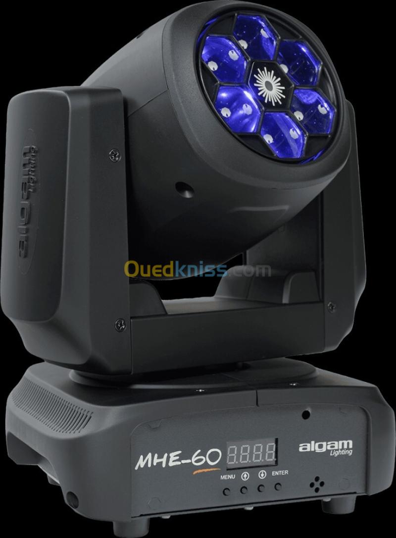 Algam Lighting MHE60 Lyre Wash LED 60W + Laser 2