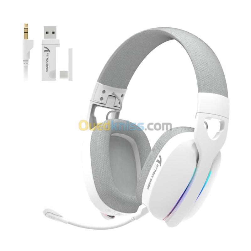 CASQUE ATTACK SHARK L90 WHITE WIRELESS