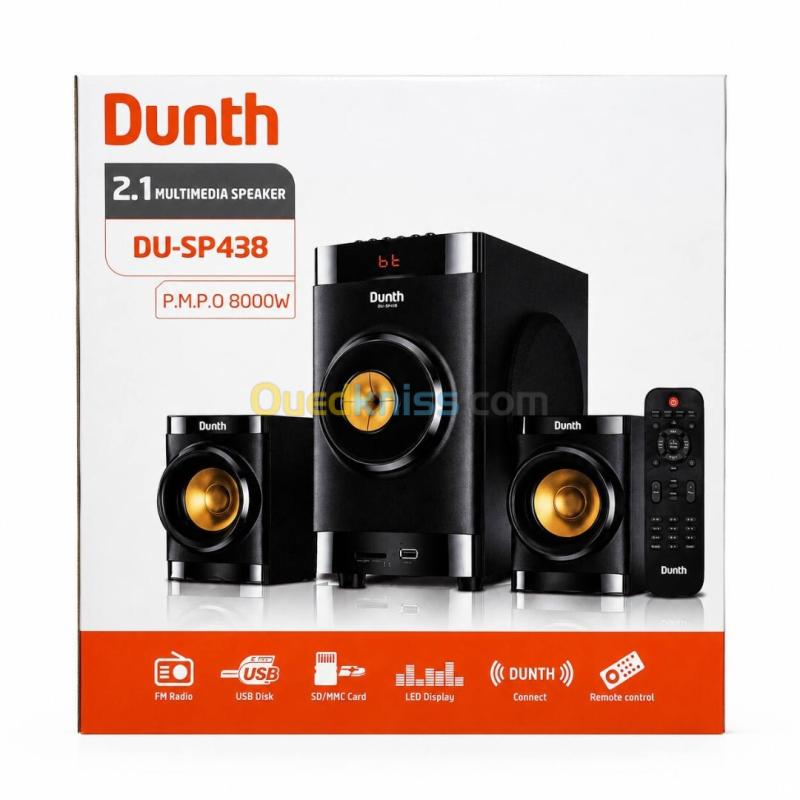 haut parleur DUNTH 2.1 8000W DU-SP438 2