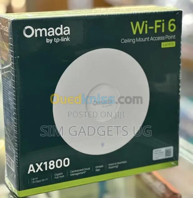 POINT D'ACCES PLAFONNIER WIFI 6 TP-LINK EAP610 AX1800 PoE OMADA BI-BAND 3