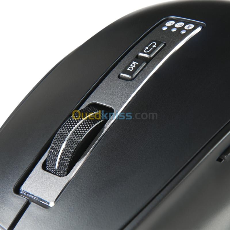 Kit Clavier et Souris sans Fil Bluetooth 4.0 ou USB, Multi Appareils, AZERTY Français NGS 3