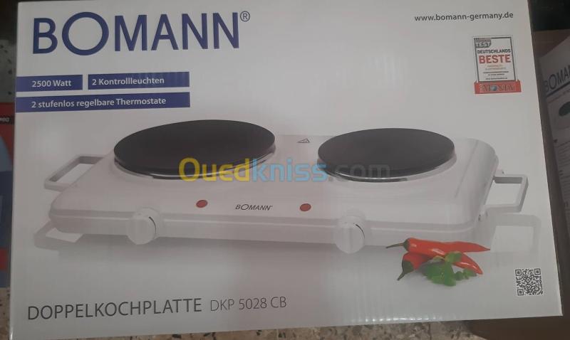 Plaque Chauffante Double Bomann 4