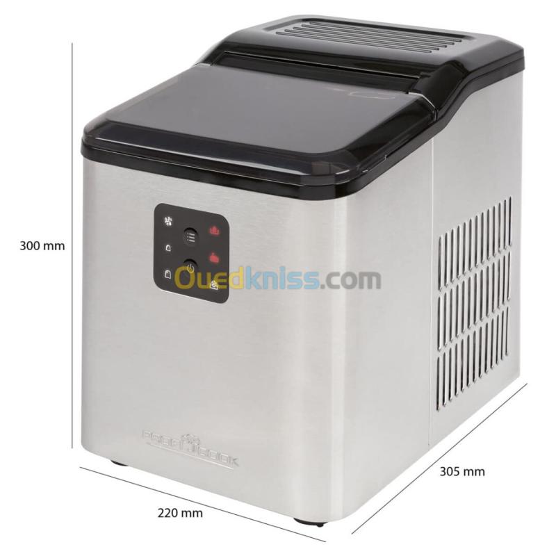 Machine A Glaçons Avec Écran LED 1.5Liter En Acier Inoxydable 12KG 4