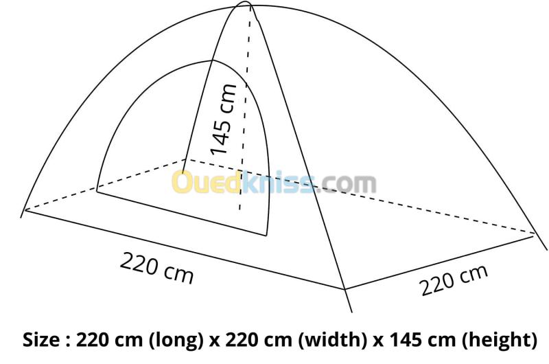 Tente Pliable Pour Camping 3 Et 4 ,6 Et 8 Person 16