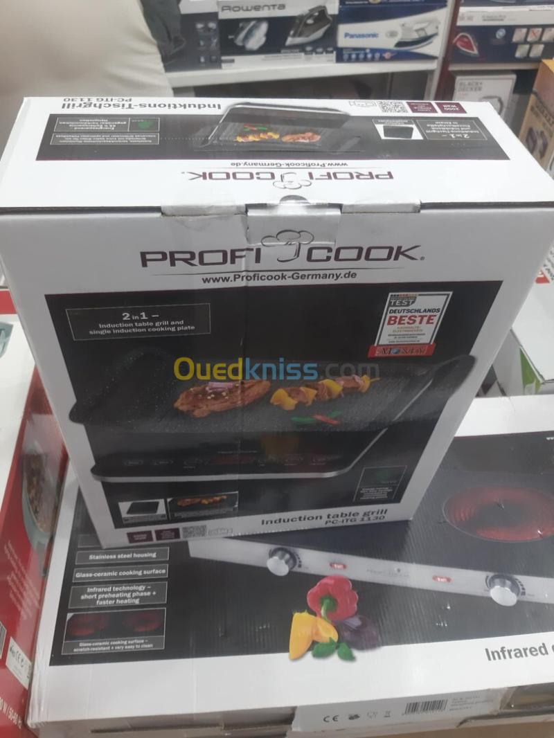 Plaque Chauffante De Cuisson A Induction Avec Plaque Pour Grillades 2000 Watts Couleur Noir 11