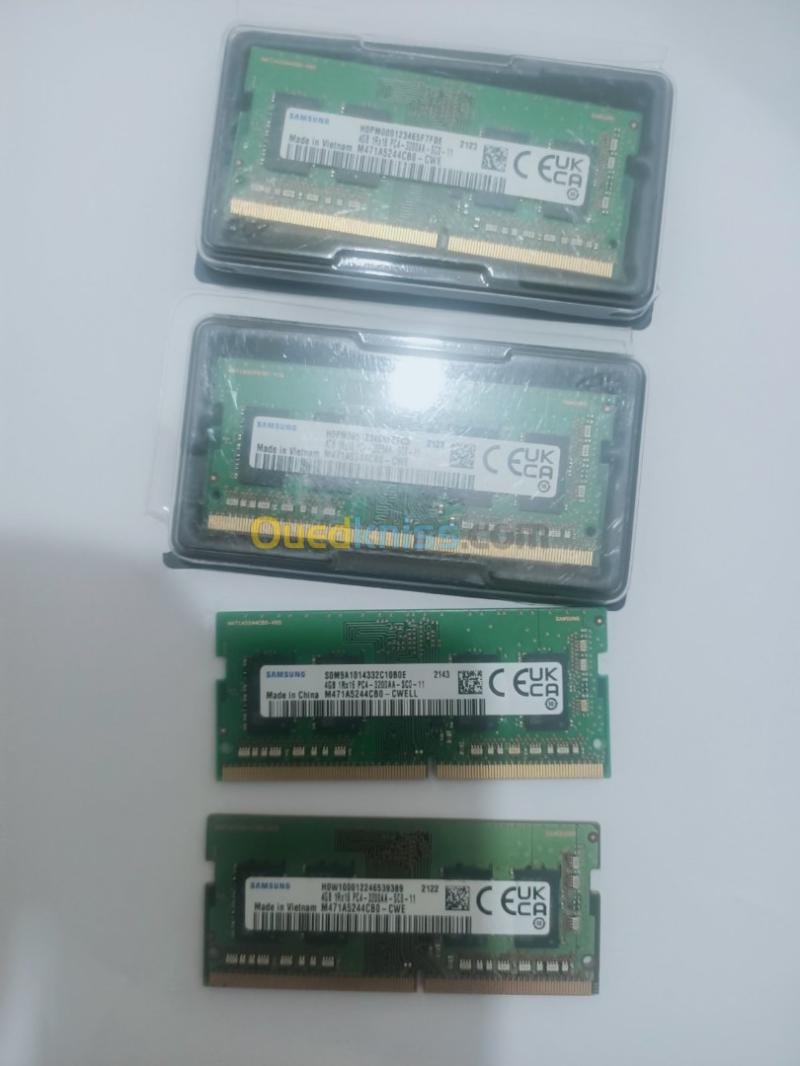BARRETTE MÉMOIRE POUR LAPTOP 4GB 1RX16 PC4 3200AA
