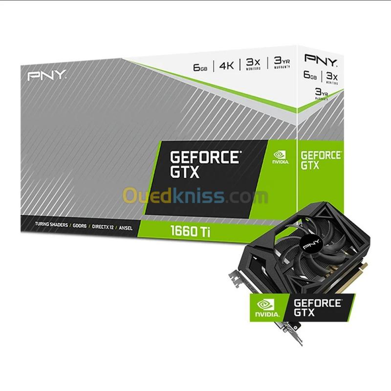  PNY GeForce GTX 1660 Ti 6 Go GDDR6 (USED)