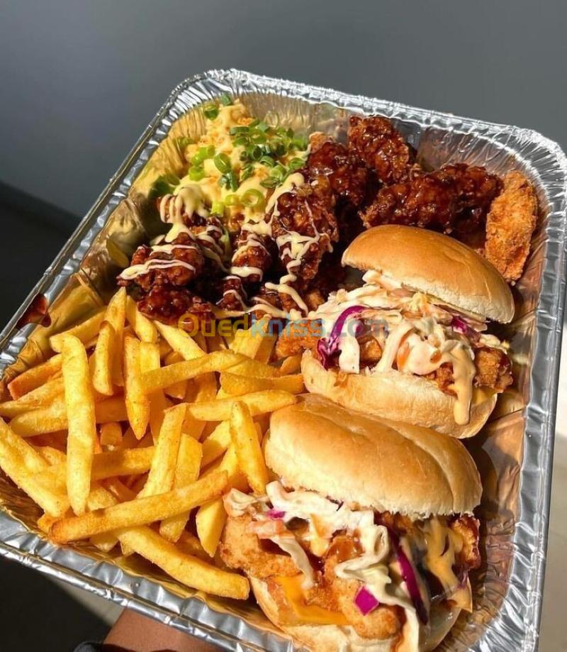 Plaquiste cuisinier fast-food 7