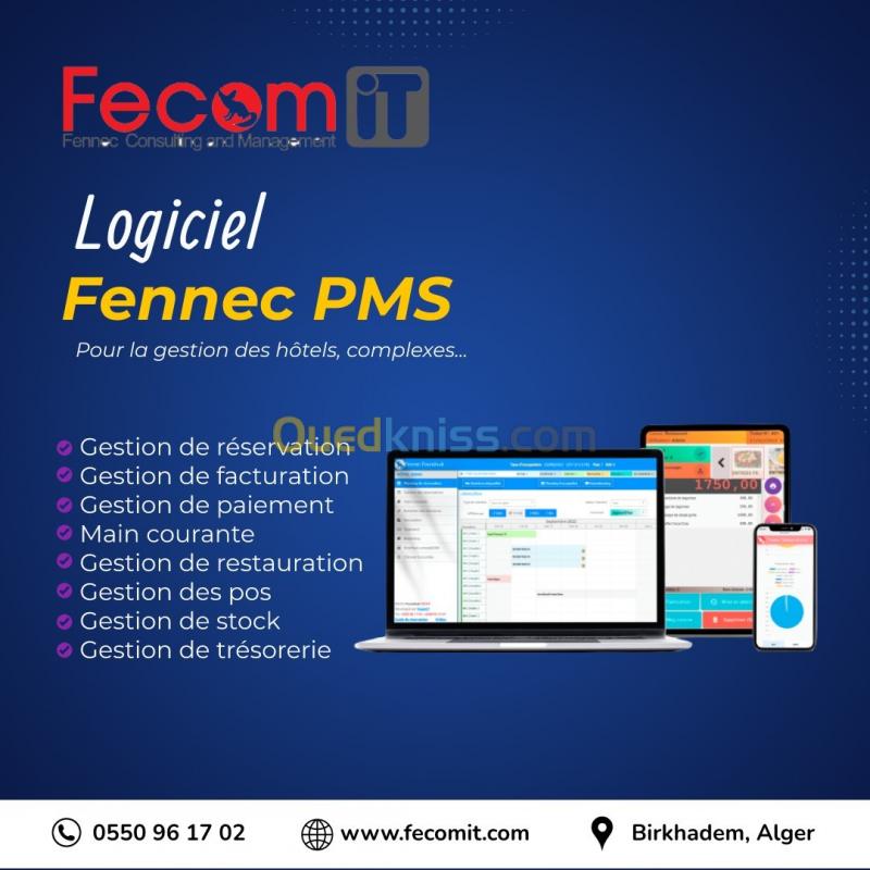  Logiciel de gestion d'hôtel Fennec PMS en promo