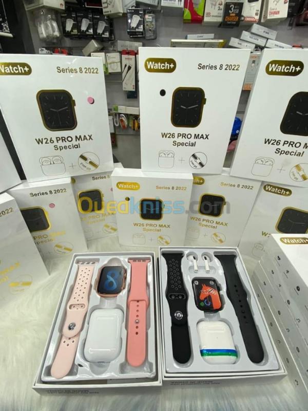  Pack smart watch W26 PRO MAX serie 8