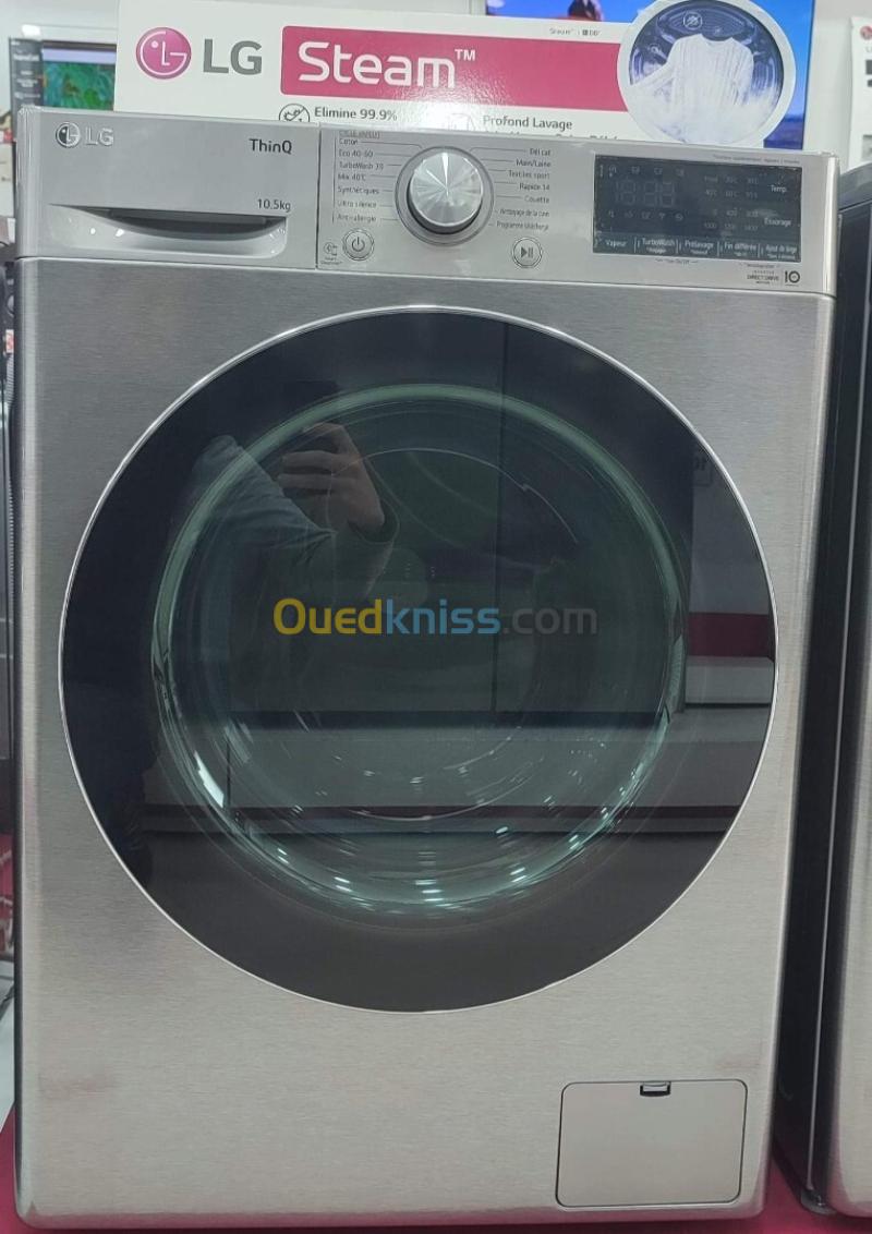  Lave-Linge 10.5 KG LG  GRIS F4V5RYP2T 3