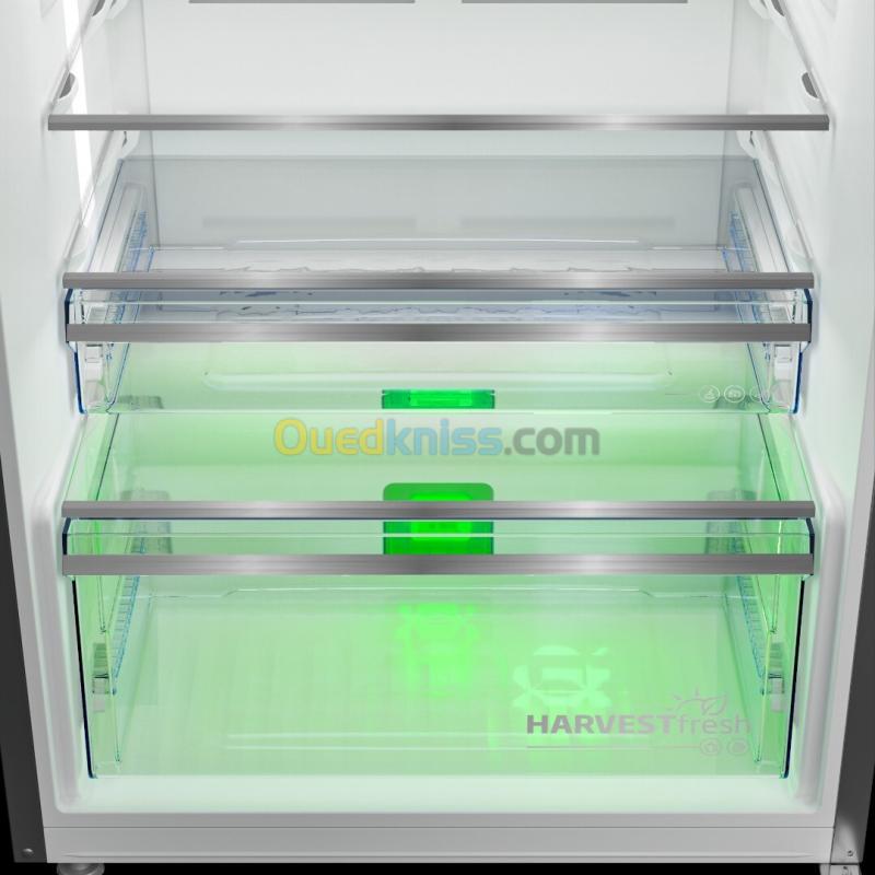 RÉFRIGÉRATEUR BEKO 2 PORTES  NF INVERTER 560L AFFICHEUR HARVEST FRESH/SILVER RDNG561M20TSX  3