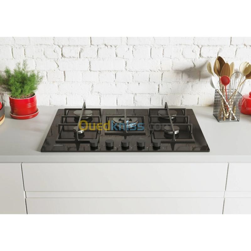 Table de cuisson Rosières 5 Feux black glass wok thermocouple RVG74BMB-ALG/1 2