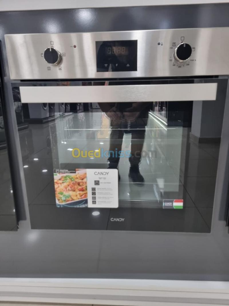 Four Encastrable Candy Gaz-Elect Inox 65L Ventilé Afficheur CGEF35NX-ALG/1