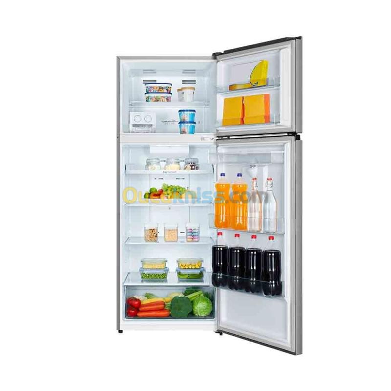 Réfrigérateur HISENSE Double porte  466 L  Inverter Distributeur deau  Nofrost  Inox RT-60W 3