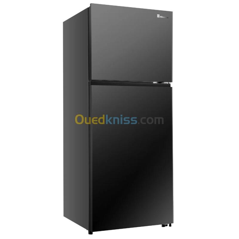 Réfrigérateur Double porte HISENSE Inverter Nofrost Noir Glass 375 L  RT3N375NSL1