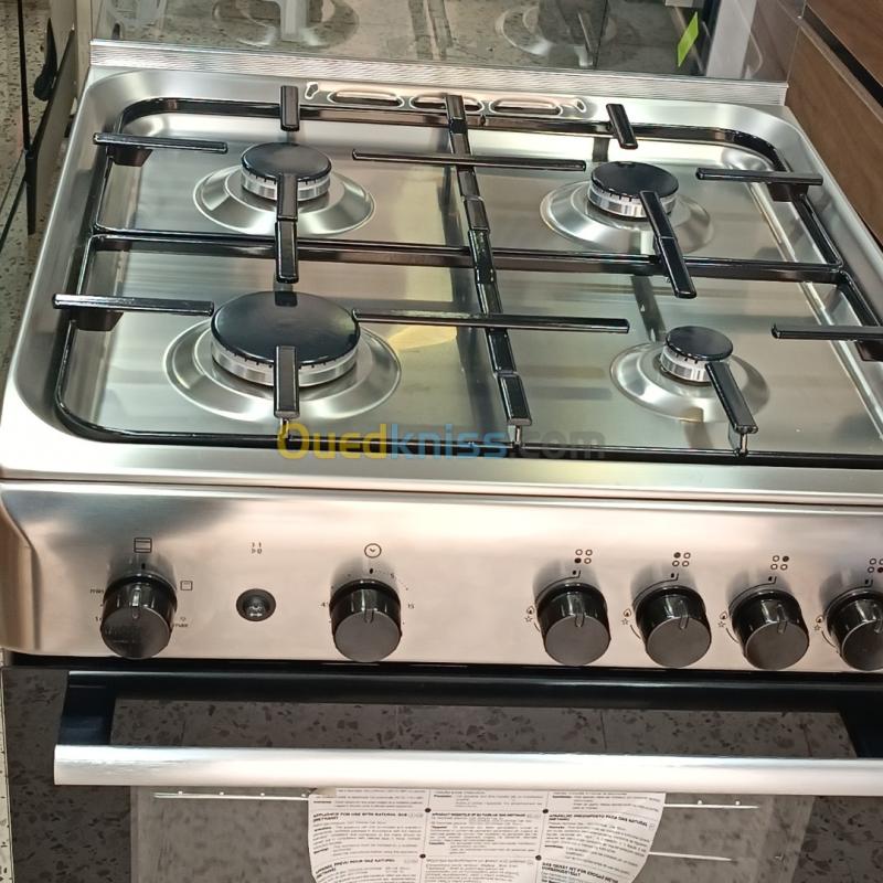 CUISINIERE  ORIGINALE ARISTON INOX 60CM CATALYSE GAZ/GAZ - A6GGC1E X EX 2
