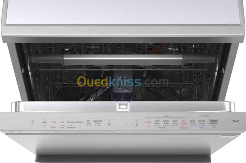 Lave-Vaisselle LG QuadWash 14 Couverts  TrueSteam  Inverter Direct Drive DFC287HVS 7