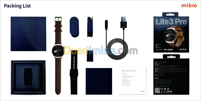 Mibro Lite 3 Pro SMARTWACH - 1,32" AMOLED 2