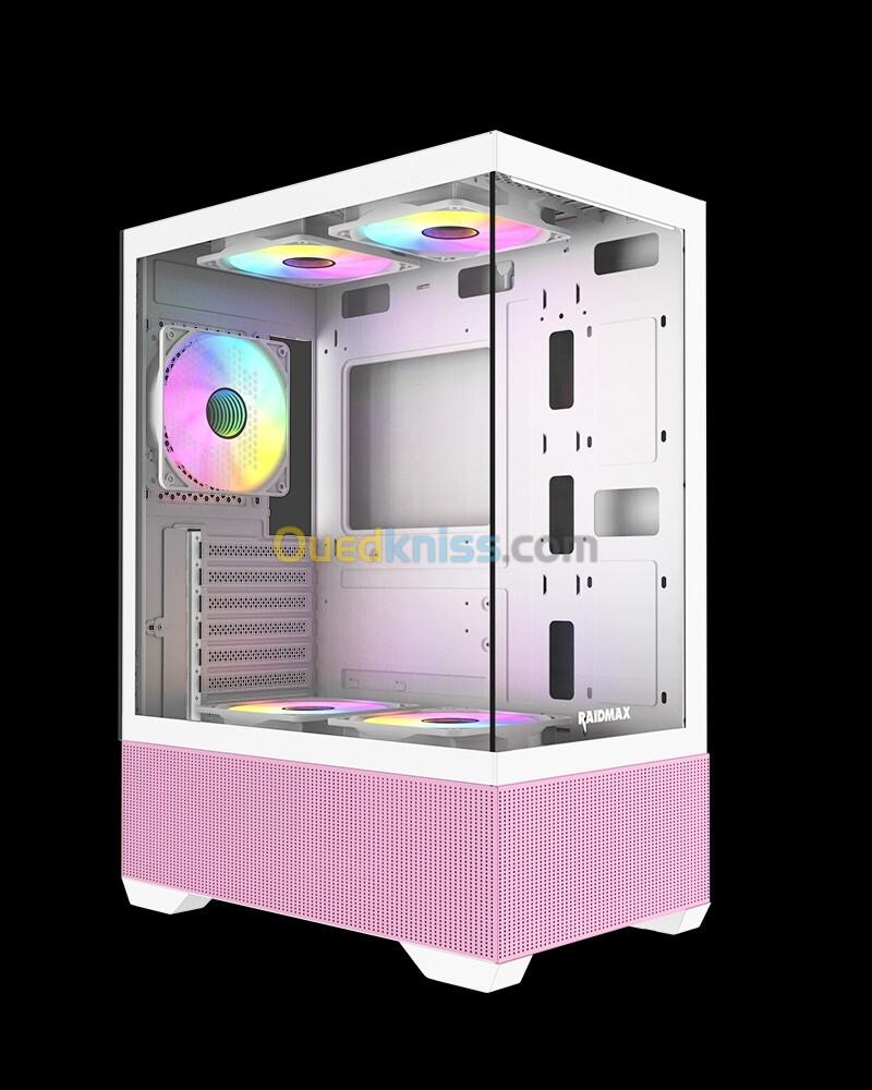 BOITIER PC RAIDMAX INFINITA I802 AIR PINK