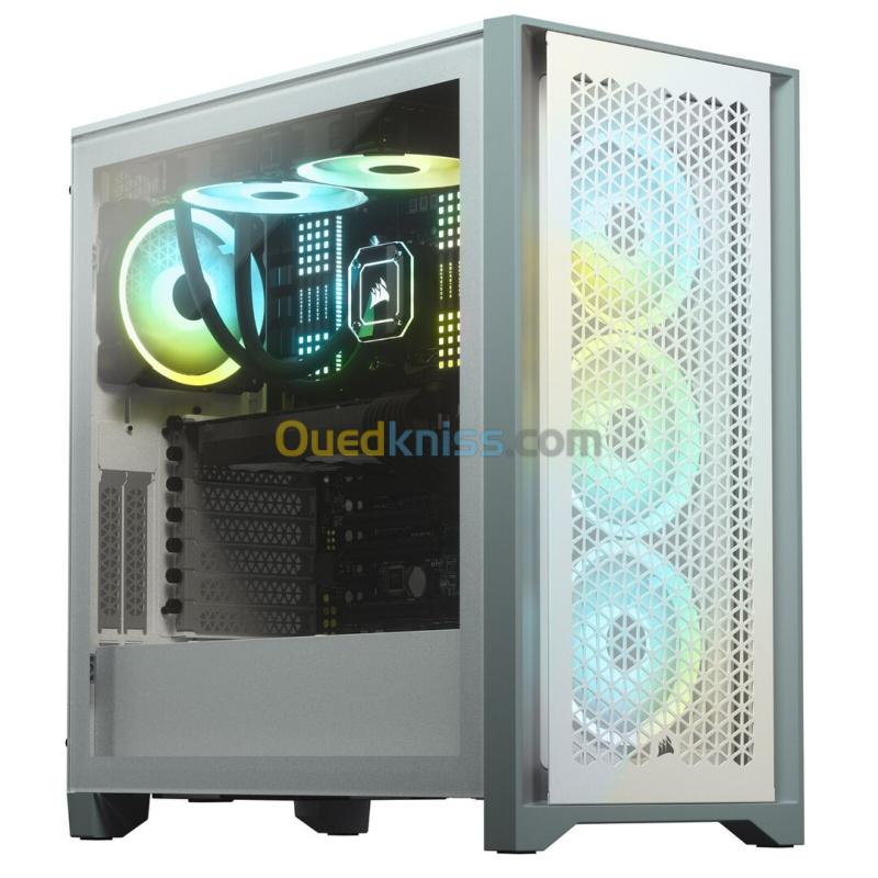 BOITIER PC CORSAIR 4000D AIRFLOW TEMPERED GLASS WHITE
