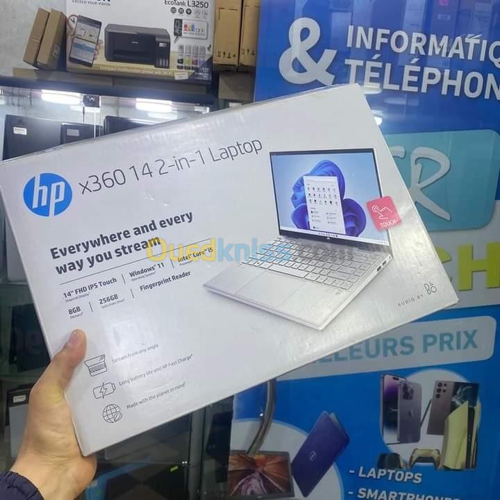  UltraBook HP Pavilion X360  Intel core i5 1335u  3,40 GHz up 4,60GHZ  14,1" 1920 *1080 Tactile 360 