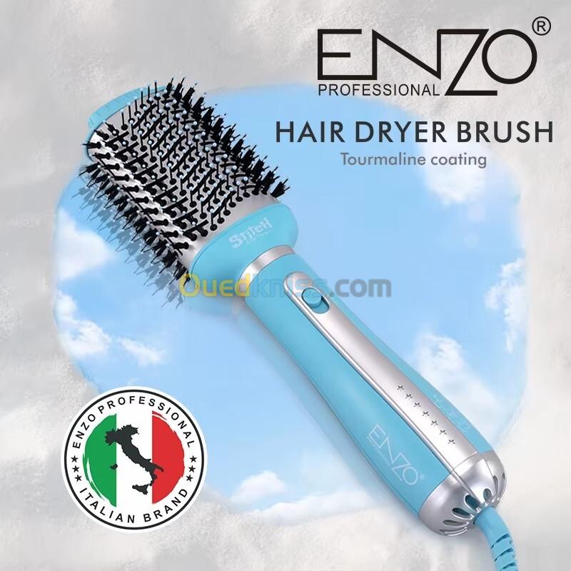 ENZO EN-6221 Brosse sèche-cheveux Brosse à air chaud en une étape 3 en 1