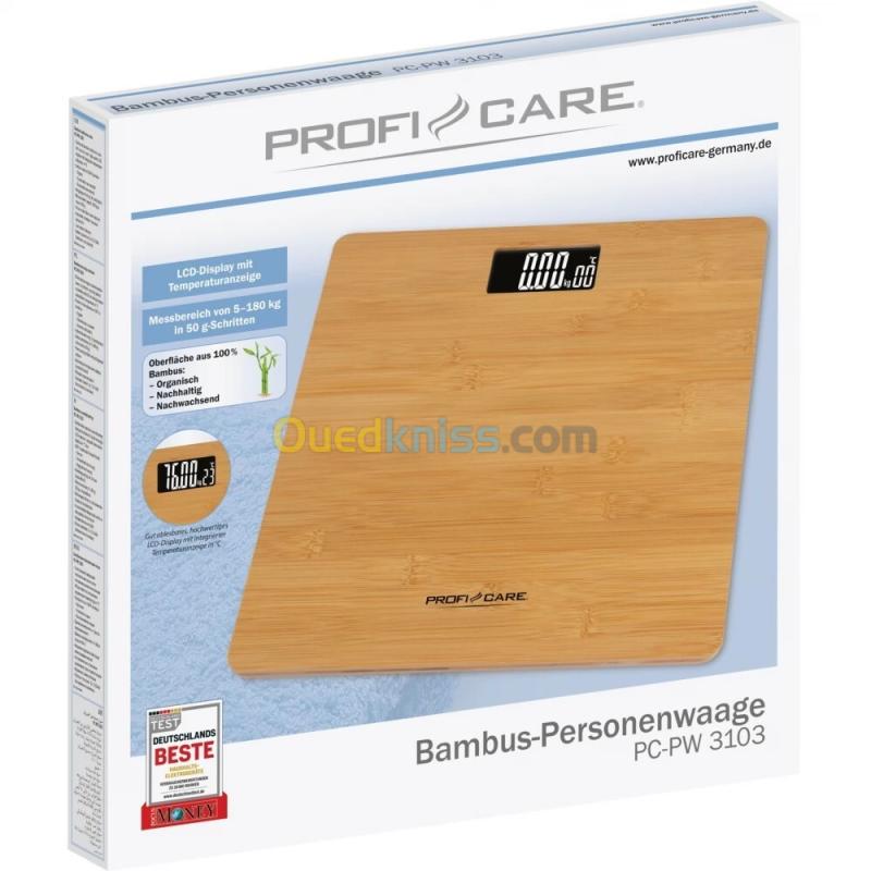 Pèse personne électronique Bambus ProfiCare PC-PW 3103 2