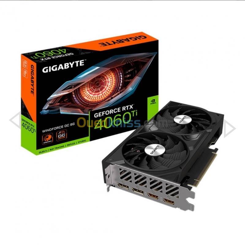  Gigabyte GeForce RTX 4060 Ti WINDFORCE OC 8GB 