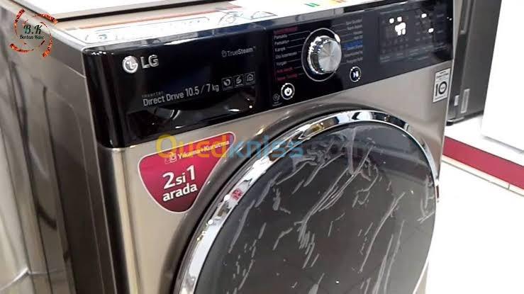  Machine a laver LG 2en1 turbo Wash 10.5kg séchante 