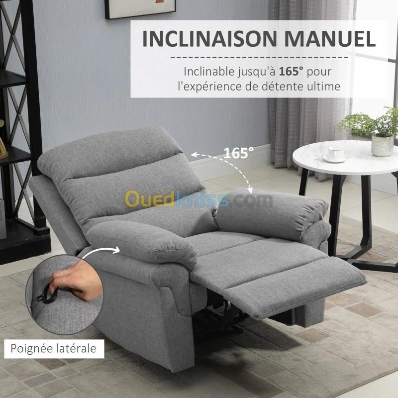  fauteuil de relaxation inclinable style électrique