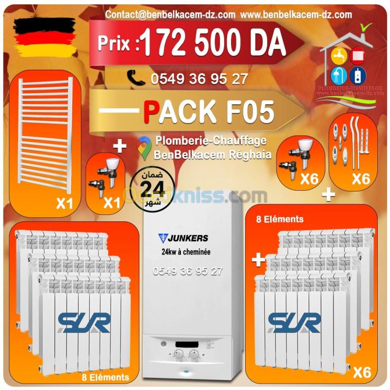 Packs Chaudiere Avec Radiateur Baxi/immergas/Junkers 64