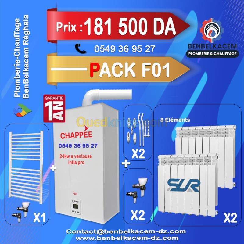 Packs Chaudiere Avec Radiateur Baxi/immergas/Junkers 9
