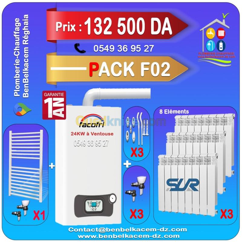 Packs Chaudiere Avec Radiateur Baxi/immergas/Junkers 20