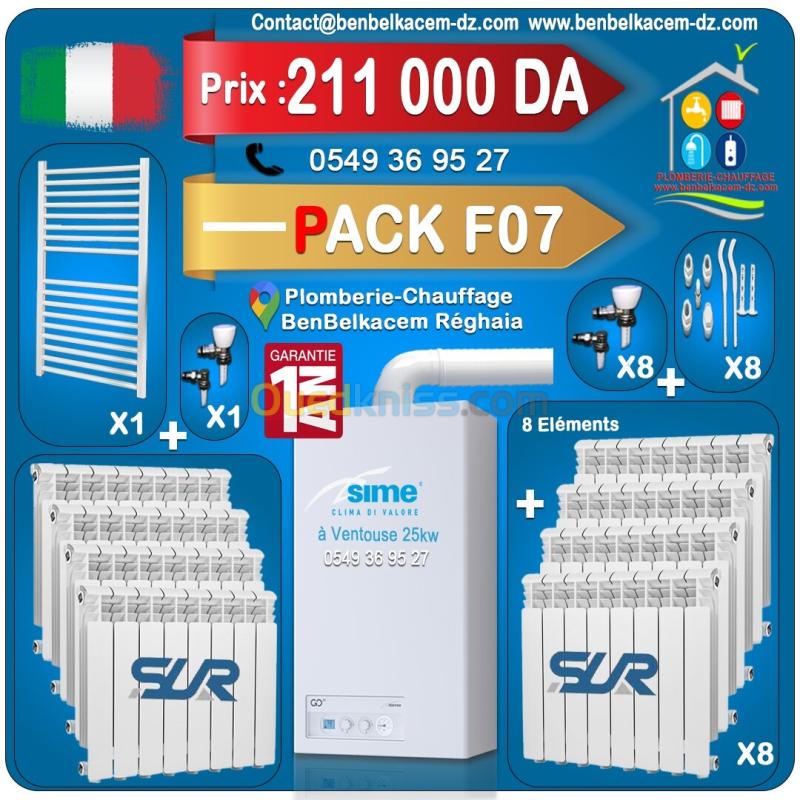 Packs Chaudiere Avec Radiateur Baxi/immergas/Junkers 82