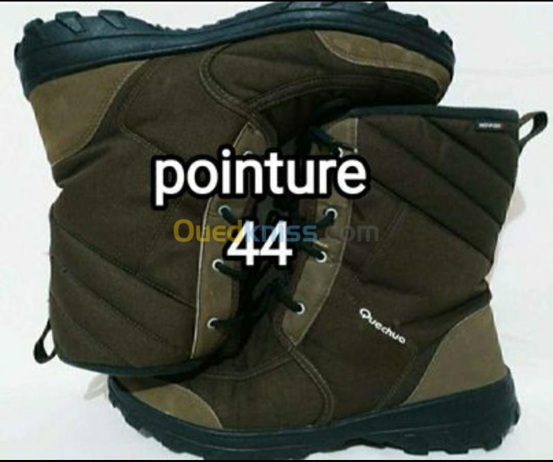 Bottes de randonnée neige chaudes imperméables homme