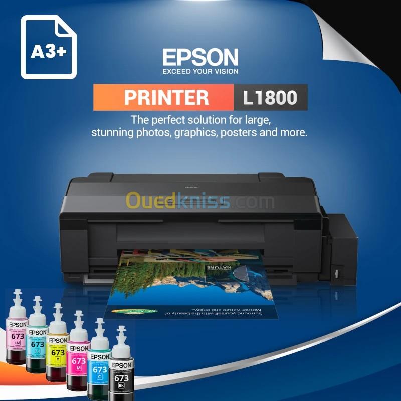  Imprimante Photo A3+ Epson L1800 6 couleurs