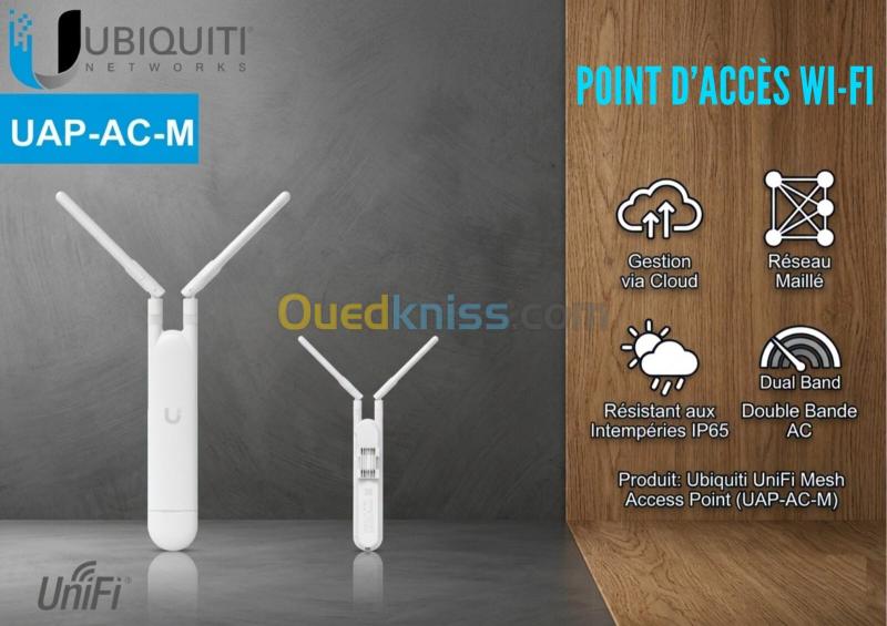 Point d'Accès WiFi Mesh Extérieur Ubiquiti UAP-AC-M 4