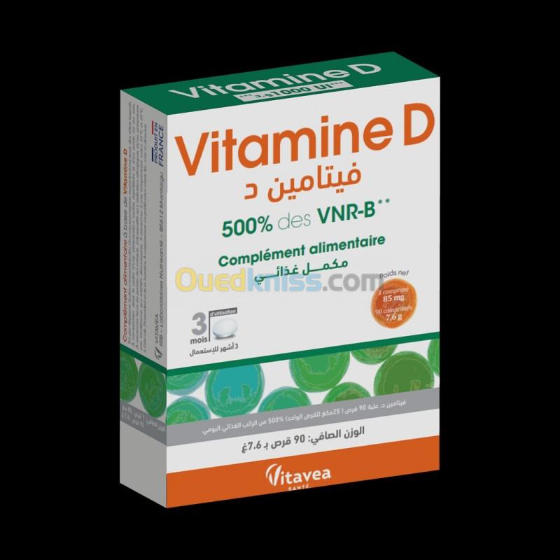 Vitamine D 500% - 1000UI