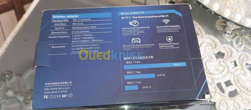 كارت واي فاي Fenvi Wi-Fi 7 PCIe للكمبيوتر المكتبي 2