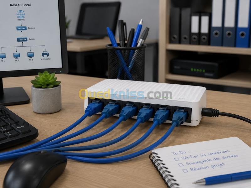 SWITCH RESEAU 5 PORTS 10/100 TENDA