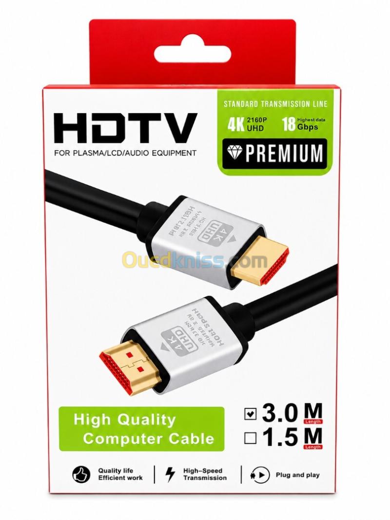 CABLE HDMI HDTV 3M 5