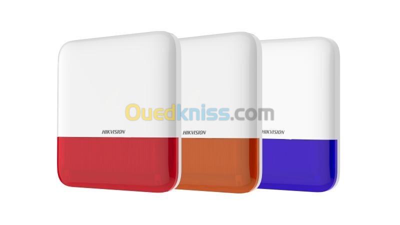 Kit alarme HIKVISION DS-PWA64-Kit-WE + Sirène Sans Fil DS-PS1-E-WE